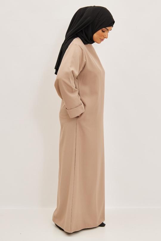 Abaya Femme Prune SILVER FASHION 7751 Efashion Paris