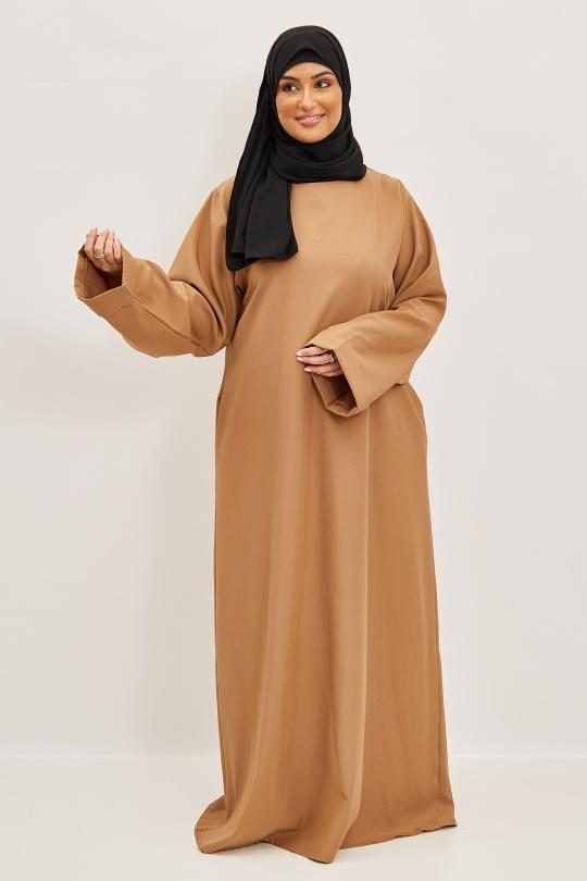 Abaya Femme Prune SILVER FASHION 7751 Efashion Paris