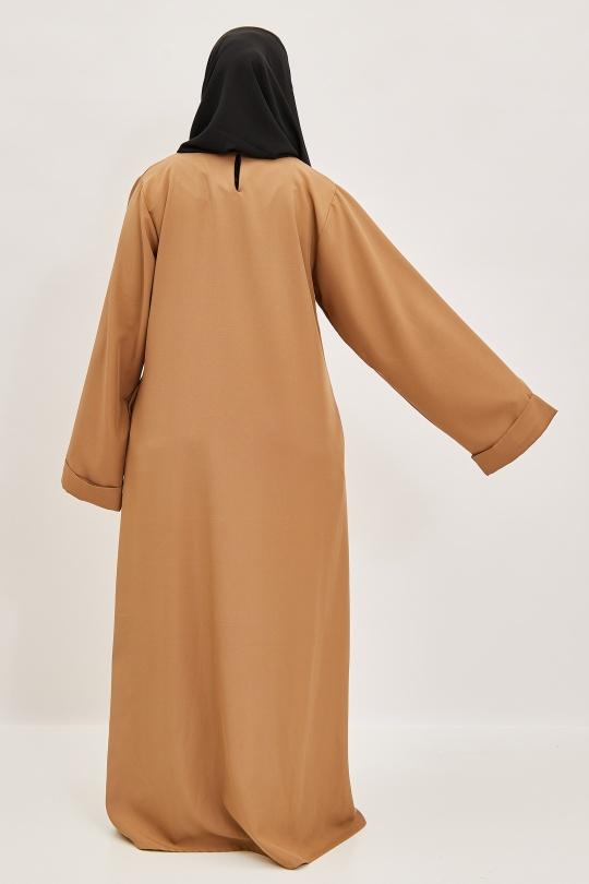 Abaya Femme Prune SILVER FASHION 7751 Efashion Paris