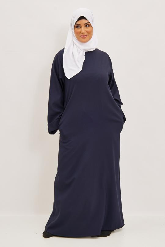 Abaya Femme Prune SILVER FASHION 7751 Efashion Paris