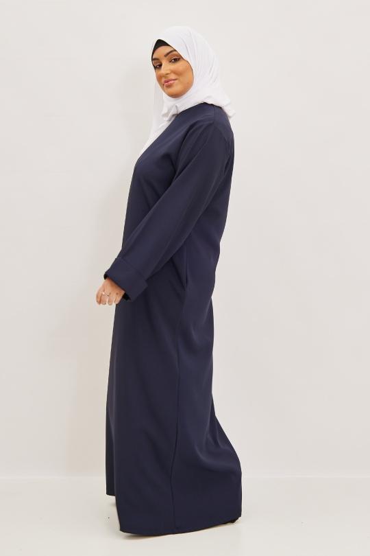 Abaya Femme Prune SILVER FASHION 7751 Efashion Paris