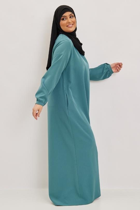 Abaya Femme Blanc SILVER FASHION 2112 Efashion Paris