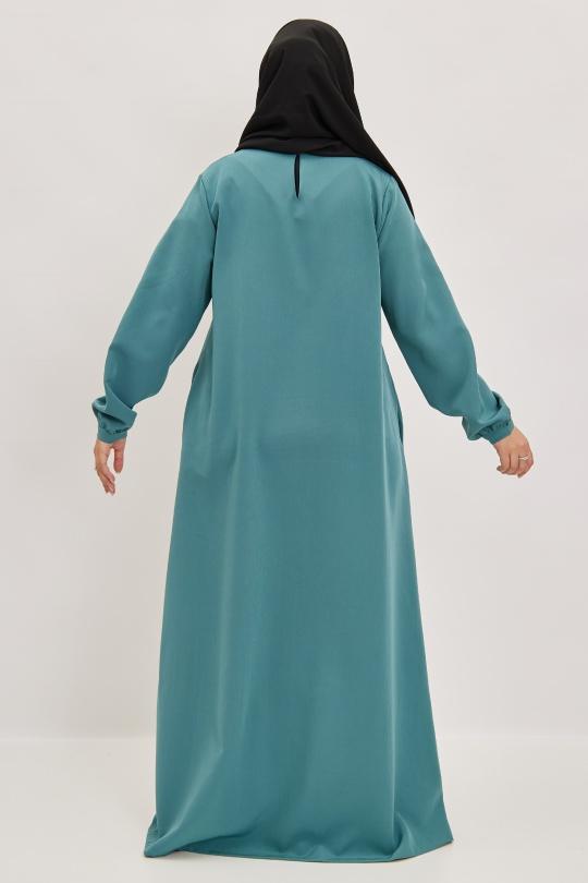 Abaya Femme Blanc SILVER FASHION 2112 Efashion Paris