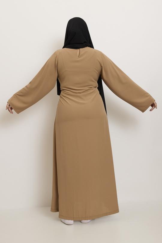 Abaya Femme Camel SILVER FASHION 01ER Efashion Paris