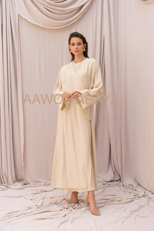 Abaya Femme Noir SILVER FASHION 2421 Efashion Paris