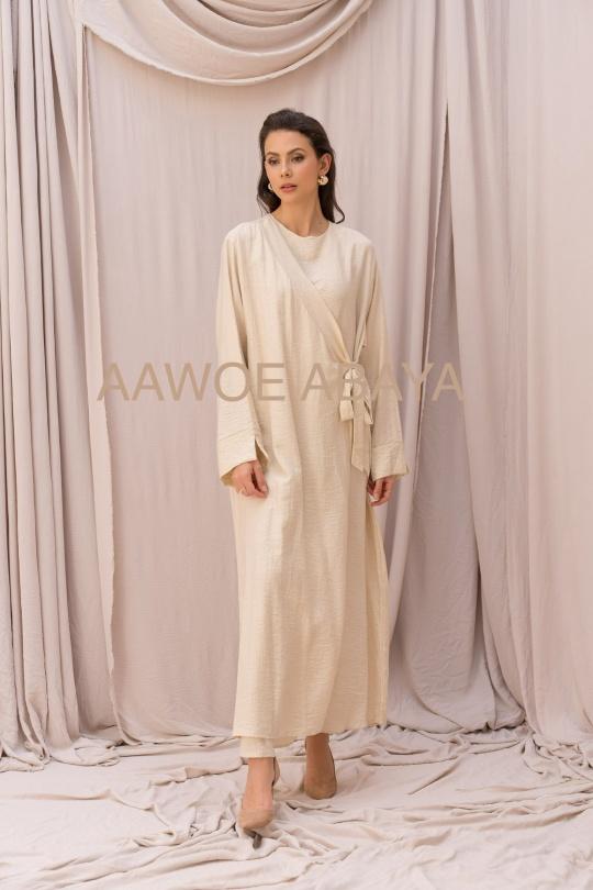 Abaya Femme Noir SILVER FASHION 2421 Efashion Paris