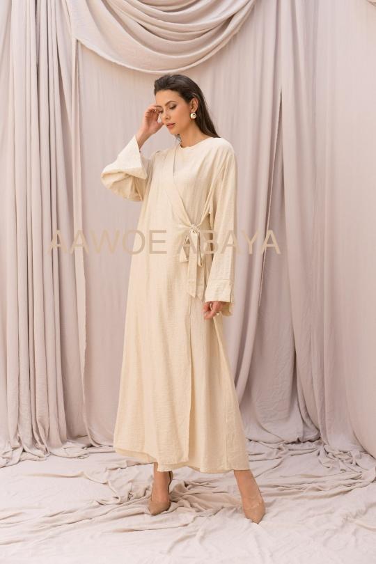 Abaya Femme Noir SILVER FASHION 2421 Efashion Paris