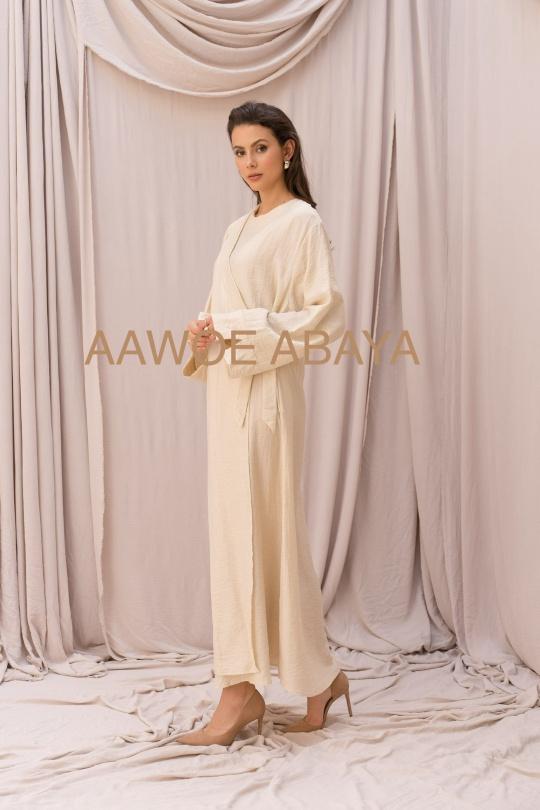 Abaya Femme Noir SILVER FASHION 2421 Efashion Paris