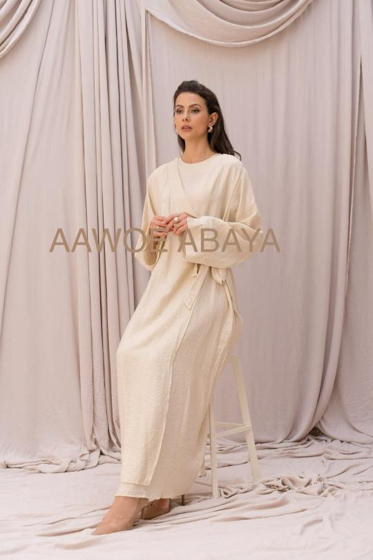 Abaya Femme Noir SILVER FASHION 2421 Efashion Paris