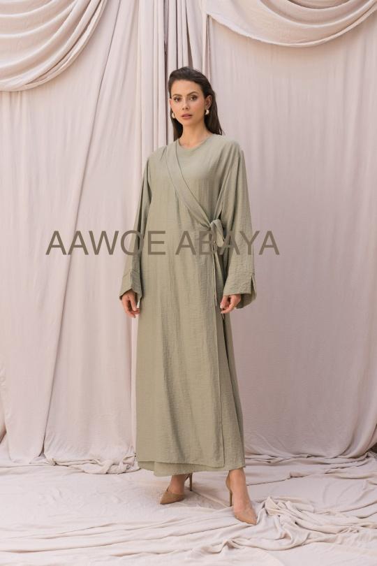 Abaya Femme Noir SILVER FASHION 2421 Efashion Paris