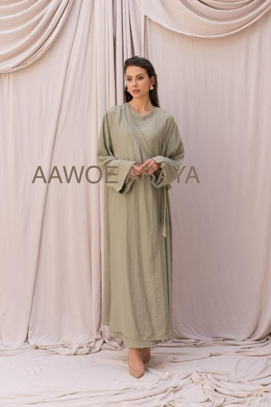 Abaya Femme Noir SILVER FASHION 2421 Efashion Paris