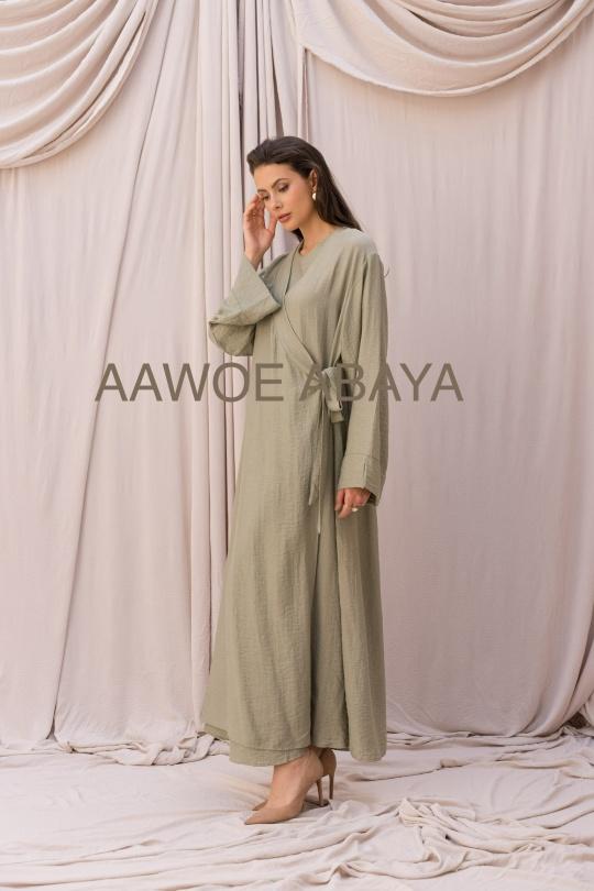 Abaya Femme Noir SILVER FASHION 2421 Efashion Paris