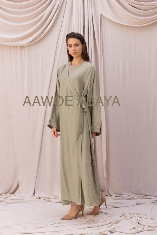 Abaya Femme Noir SILVER FASHION 2421 Efashion Paris