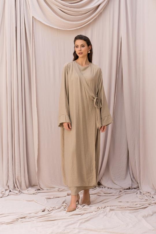 Abaya Femme Noir SILVER FASHION 2421 Efashion Paris