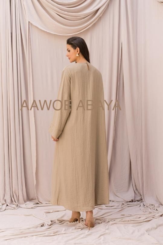 Abaya Femme Noir SILVER FASHION 2421 Efashion Paris