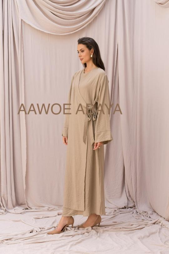Abaya Femme Noir SILVER FASHION 2421 Efashion Paris