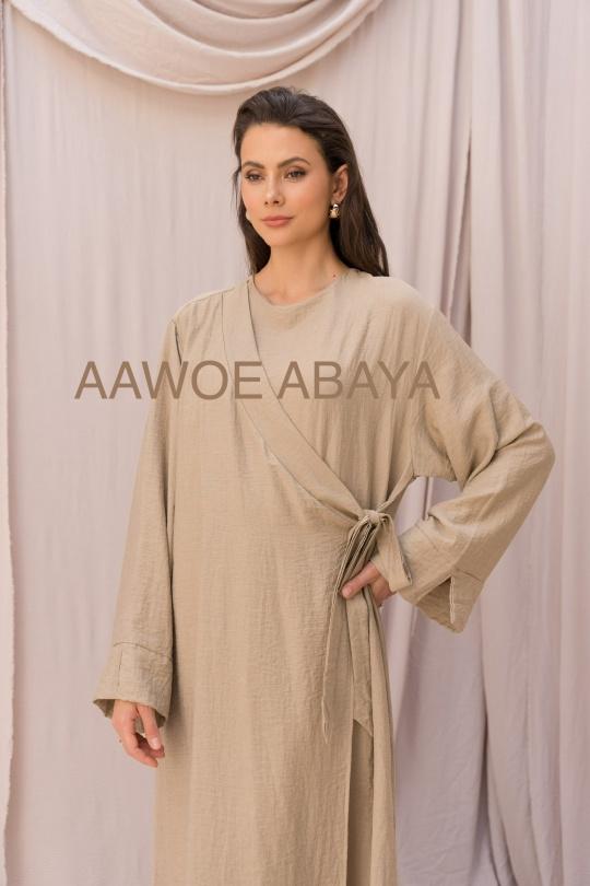 Abaya Femme Noir SILVER FASHION 2421 Efashion Paris