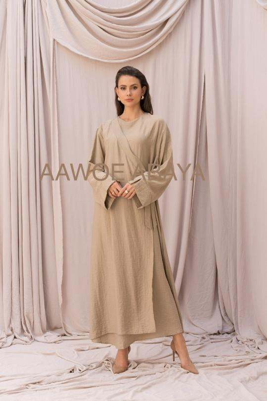 Abaya Femme Noir SILVER FASHION 2421 Efashion Paris