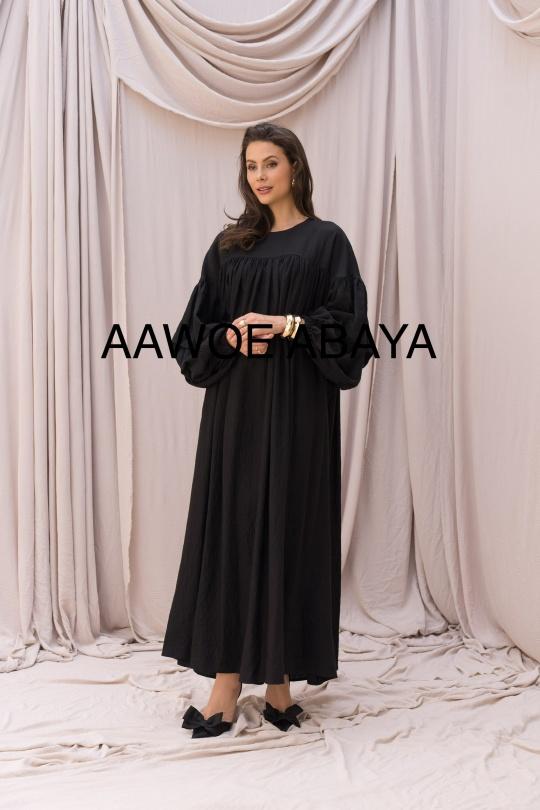 Abaya Femme Kaki clair SILVER FASHION 2433 Efashion Paris
