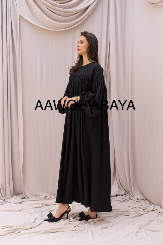Abaya Femme Kaki clair SILVER FASHION 2433 Efashion Paris