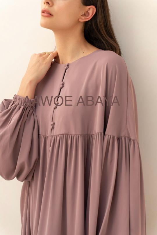 Abaya Femme Bleu ciel SILVER FASHION 2432 Efashion Paris