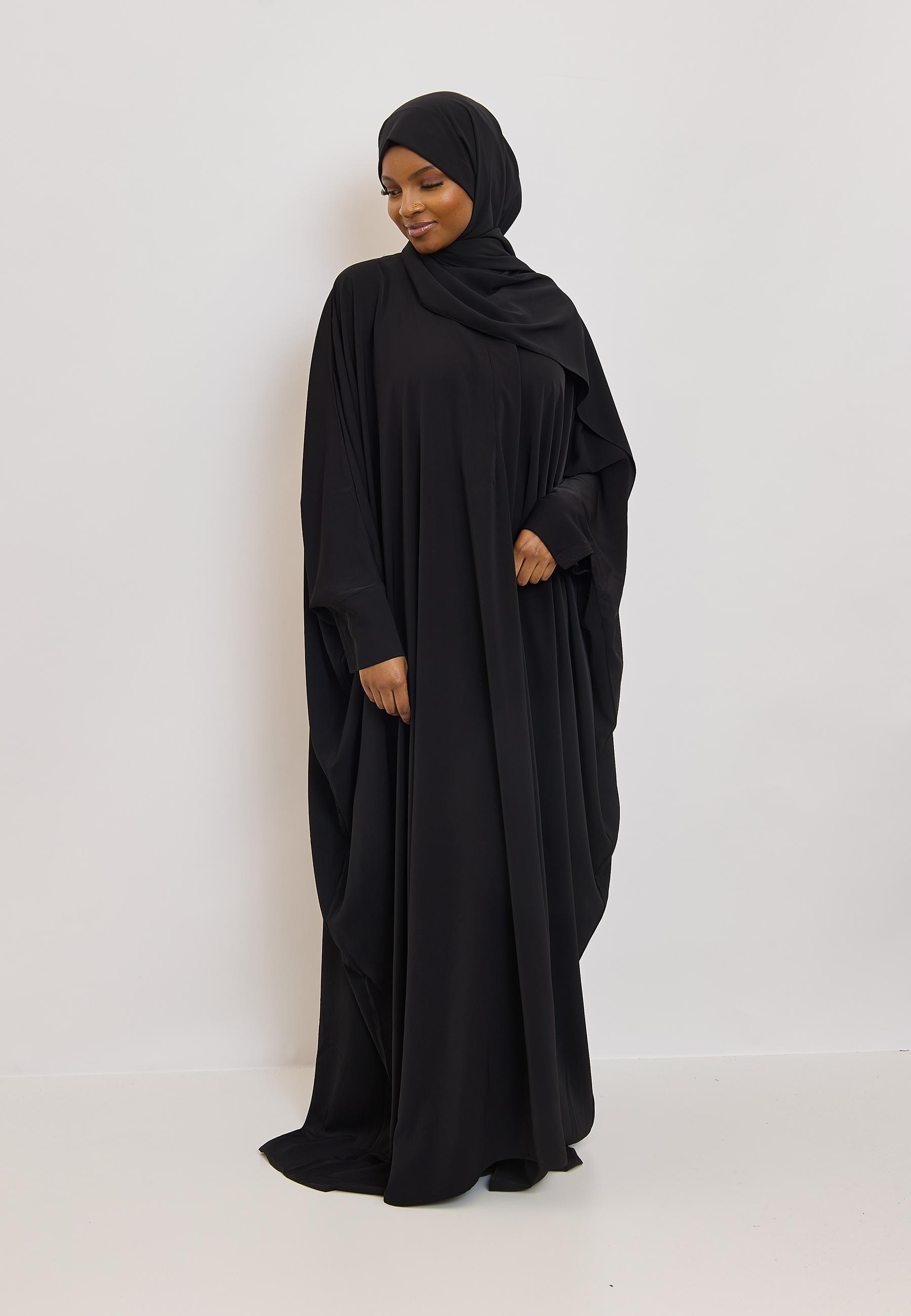 Abaya Femme Noir SILVER FASHION 6171 #c Efashion Paris