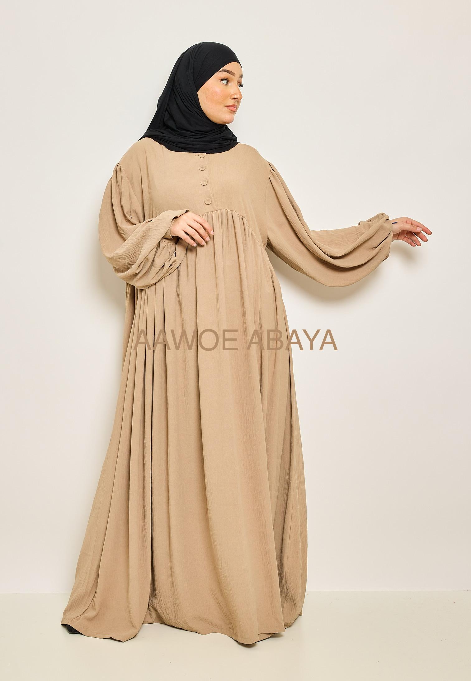 Abaya Femme Beige SILVER FASHION 2607 #c Efashion Paris