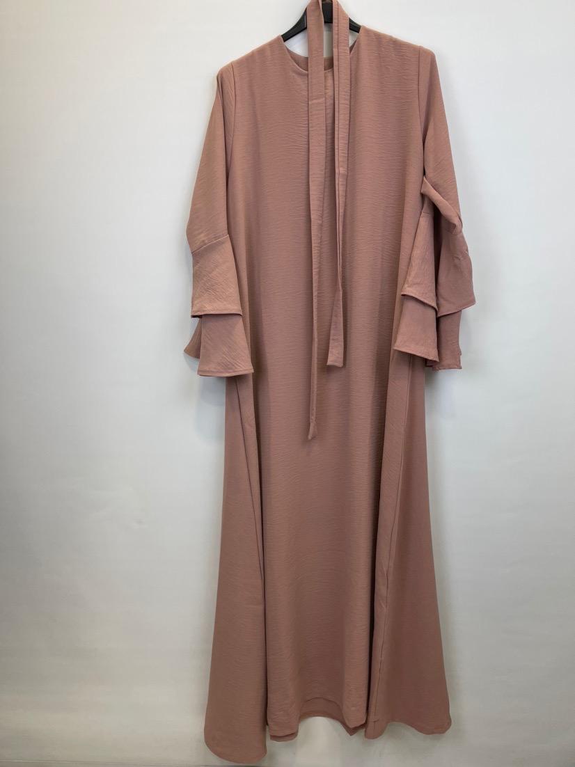 Abaya Femme Taupe SILVER FASHION 1810B #c Efashion Paris