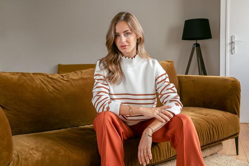 Pulls Femme Marron LOVIE & Co RXT2923T. Efashion Paris