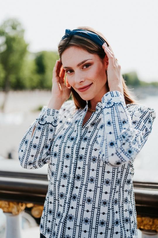 Tops Femme Blanc LOVIE & Co ASD91611 Efashion Paris