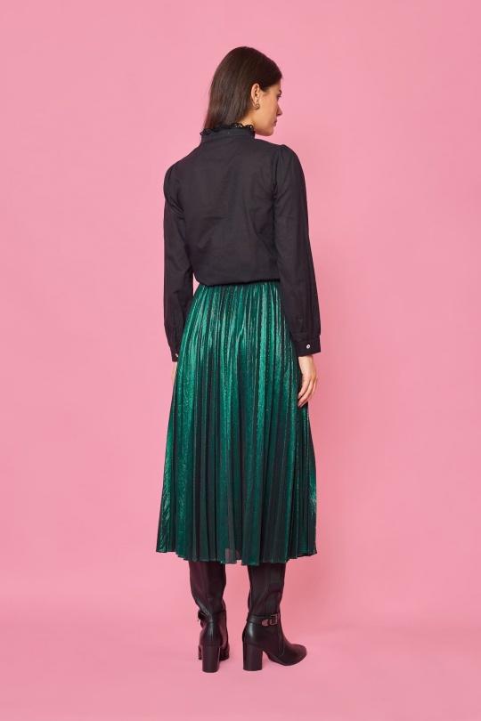 Chemises Femme Noir LOVIE & Co ASD91606 Efashion Paris