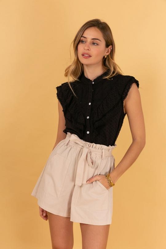 Shorts Femme Vert LOVIE & Co 3692P Efashion Paris