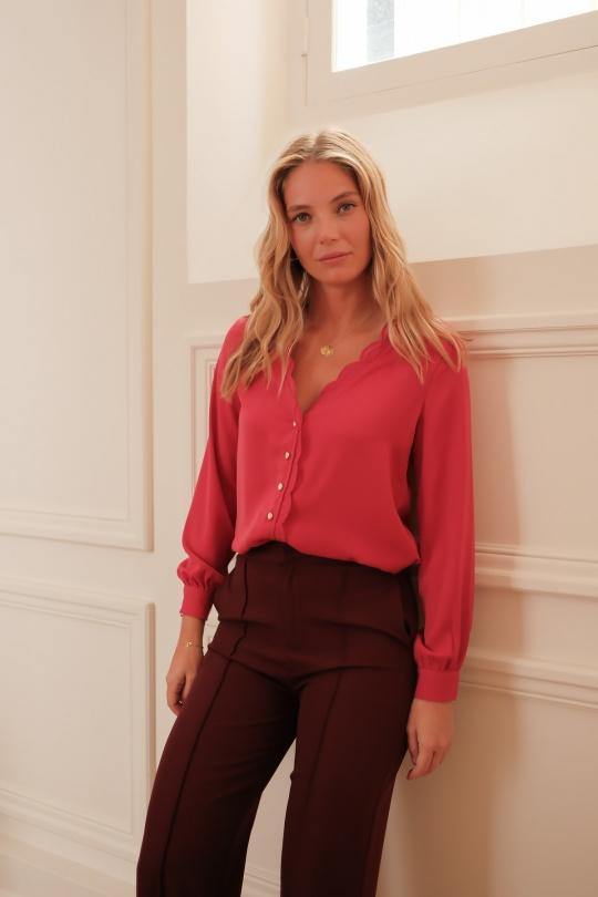 Camisas Mujer FUCHSIA LOVIE & Co 4541-1T-SELENA Efashion Paris