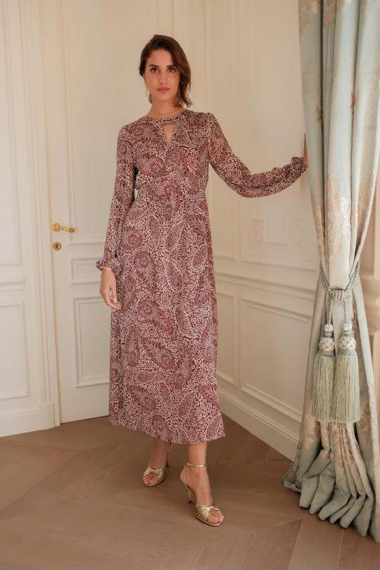 Robes longues Femme Rouge LOVIE & Co 4641D-ALEXANDRA Efashion Paris