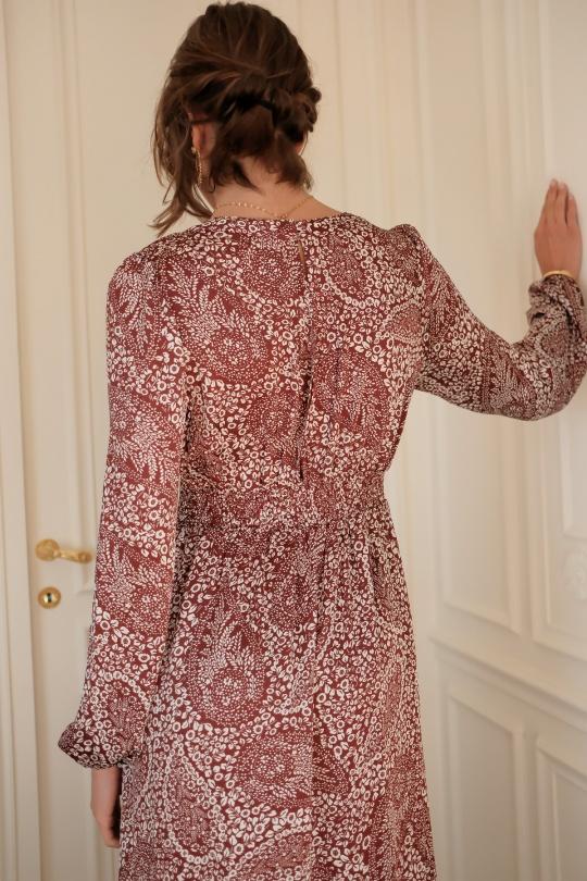 Robes longues Femme Rouge LOVIE & Co 4641D-ALEXANDRA Efashion Paris