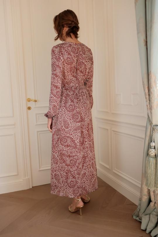 Robes longues Femme Rouge LOVIE & Co 4641D-ALEXANDRA Efashion Paris