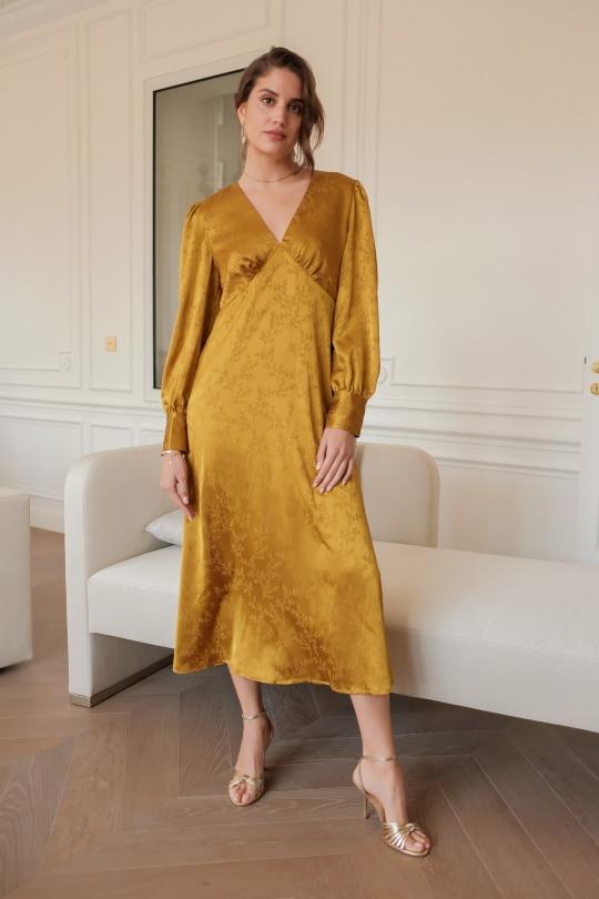 Abiti maxi Donna Yellow LOVIE & Co ASD93751-KIMBERLY Efashion Paris