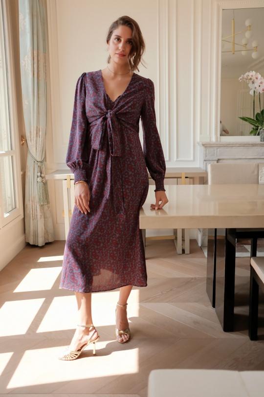 Robes longues Femme Bleu LOVIE & Co ASD93752-ASHLEY Efashion Paris