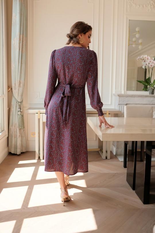 Robes longues Femme Bleu LOVIE & Co ASD93752-ASHLEY Efashion Paris