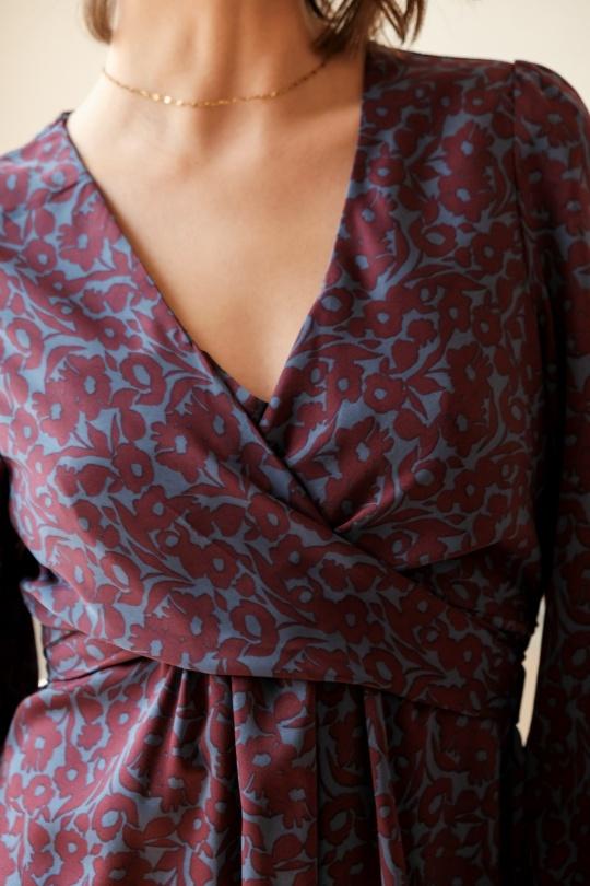 Robes longues Femme Bleu LOVIE & Co ASD93752-ASHLEY Efashion Paris