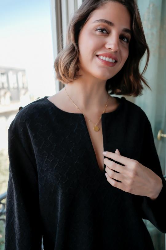 Robes courtes Femme Noir LOVIE & Co 4595D-COLOMBIA Efashion Paris