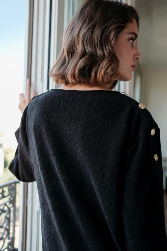 Robes courtes Femme Noir LOVIE & Co 4595D-COLOMBIA Efashion Paris