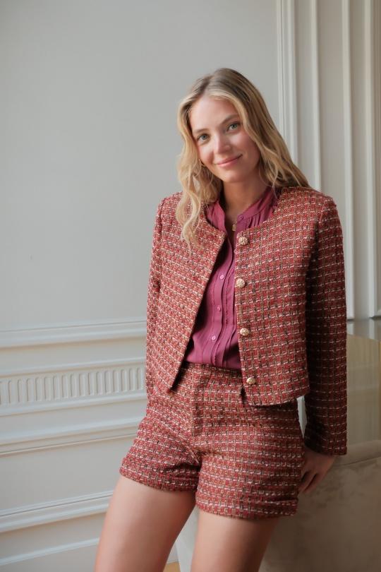 Vestes  Femme Rouge LOVIE & Co 4616J-TAMARA Efashion Paris