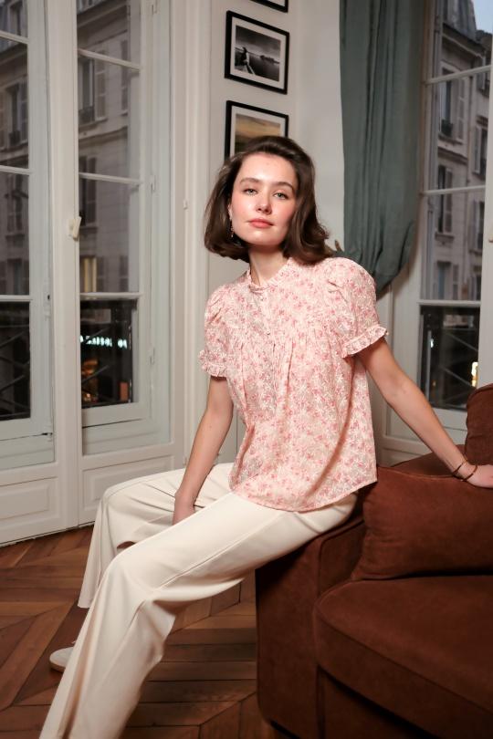 Blusas Mujer Pink LOVIE & Co 4848T-HELENA Efashion Paris