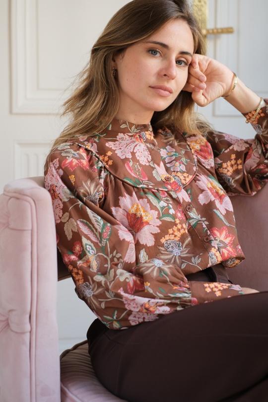 Chemises Femme Marron LOVIE & Co ASD96313-BENJI Efashion Paris
