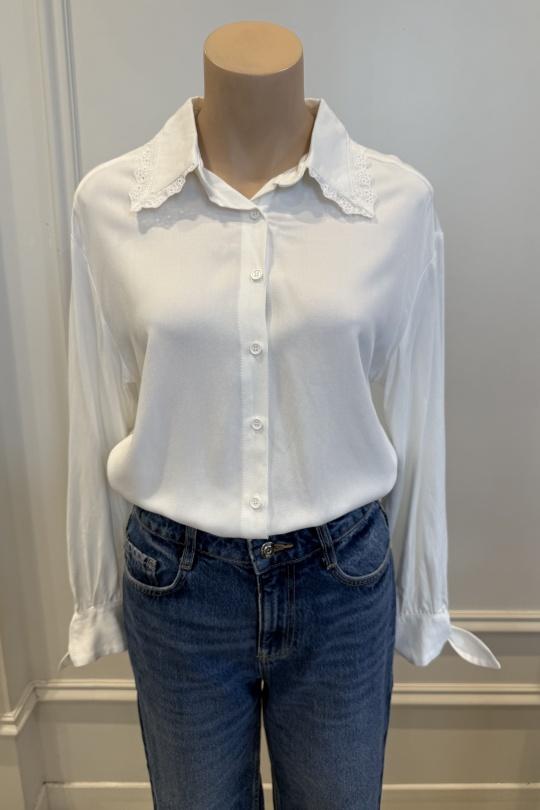Camicie Donna White LOVIE & Co 4970T-THIAGO Efashion Paris