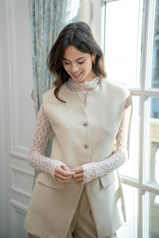 Tops Femme Blanc LOVIE & Co L2510141-JACK Efashion Paris