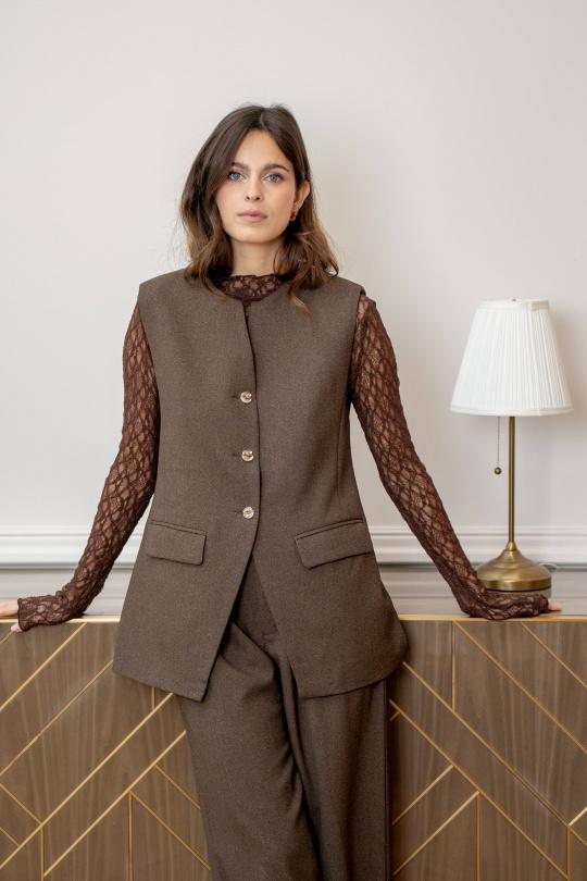 Tops Femme Blanc LOVIE & Co L2510141-JACK Efashion Paris