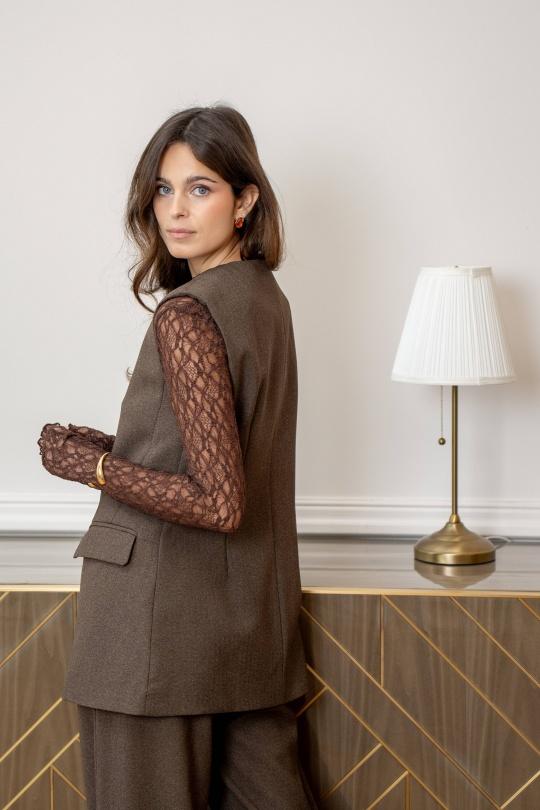 Tops Femme Blanc LOVIE & Co L2510141-JACK Efashion Paris