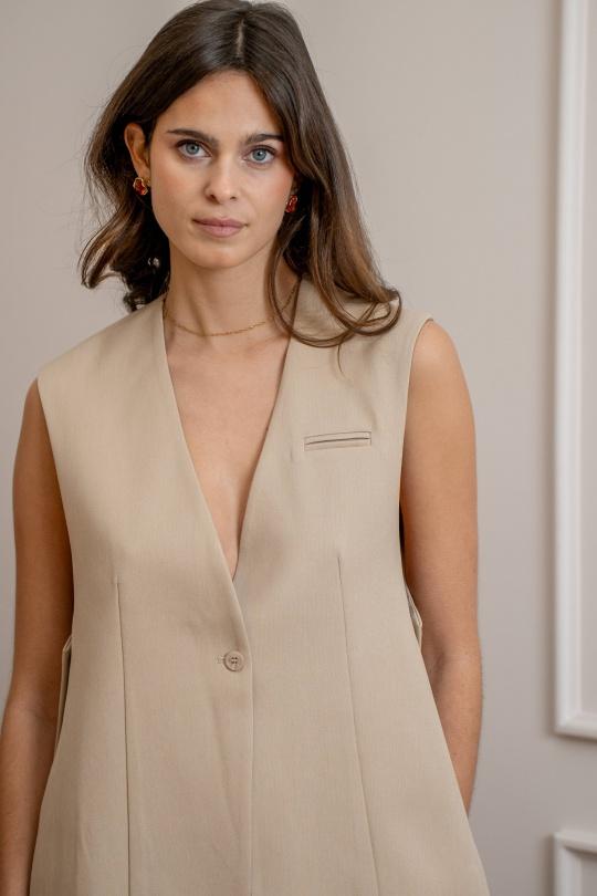 Vestes  Femme Vert LOVIE & Co XL54111-CHRISTIAN Efashion Paris